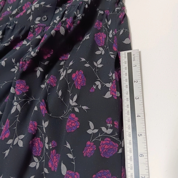 HotTopic  💯 Rayon  midi floral Dress.  Size L - Picture 6 of 7